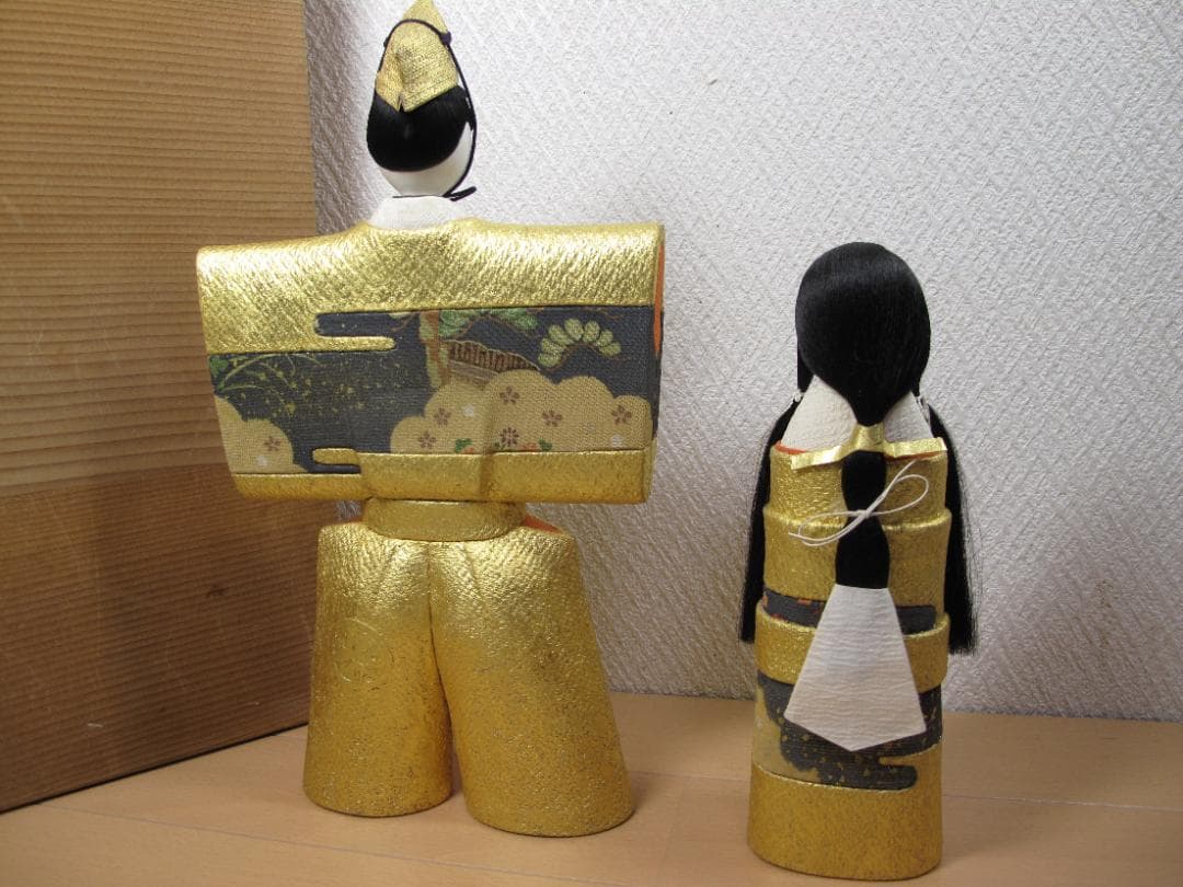 真多呂雛人形　立ち雛　真多呂　木目込み人形　昭和58年真弓作