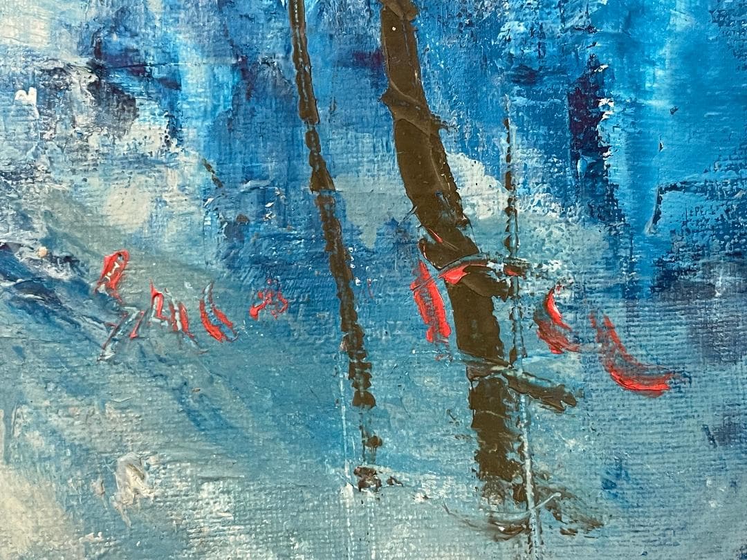 K*a様 「真作」住田昭「1989 パリ」風景画　油彩画　額装　サイン有り　F1