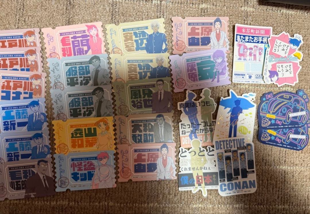 名探偵コナン ピンバッジ ステッカー