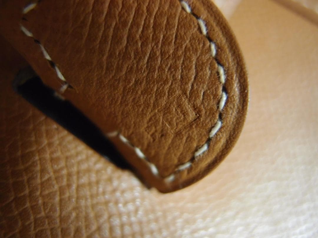 [専用］⑤エルメス　Hermès　エヴリン1PM　エプソン　ゴールド（ブラウン）