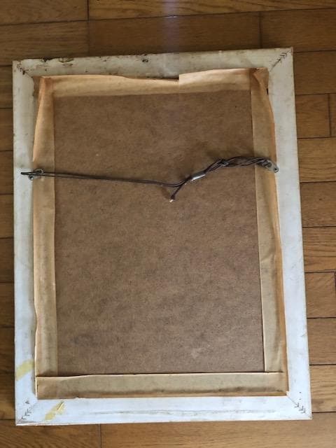 貂を抱く女（噴画；中国南京の伝統技法、特殊材の焦げ目で表現、永久に変色しない）