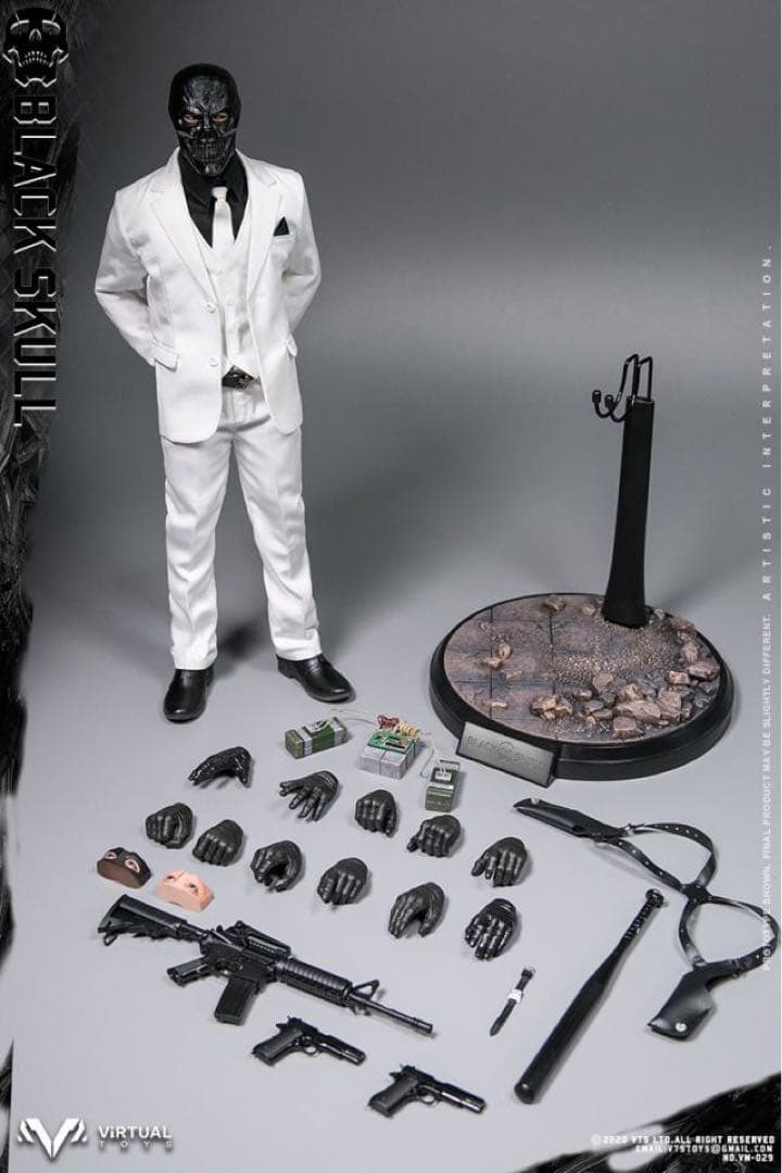 VTS TOYS 1/6 フィギュア★ブラック・スカル BLACK　SKULL★