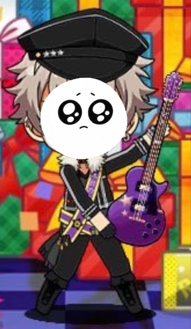 パープル エレキギター 星型デザイン