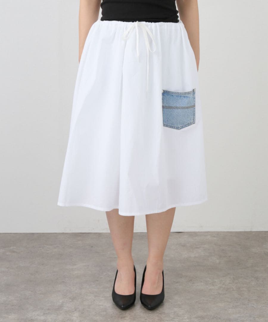 EDIT. FOR LULU 【ギマガス】 BAGGY MIDI SKIRT