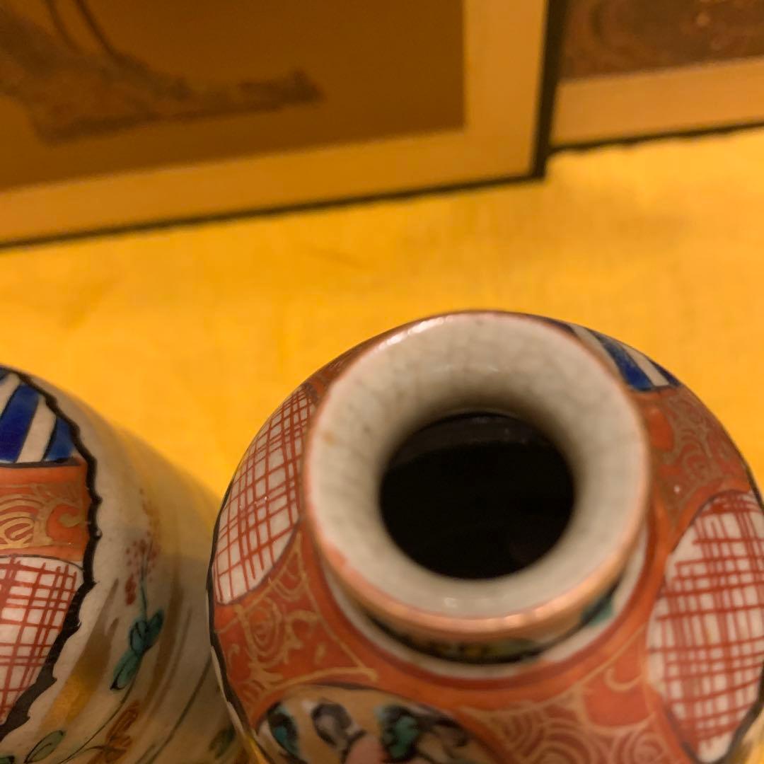 九谷　庄三　徳利  古美術　284