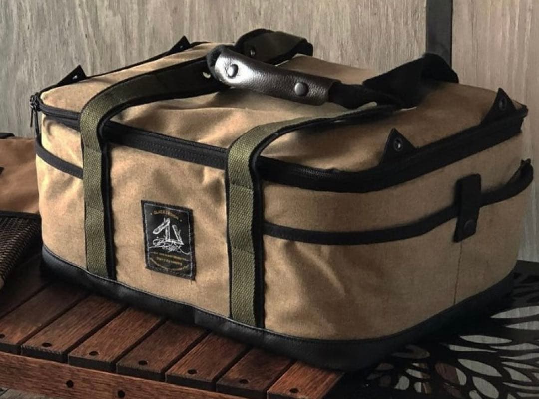 新品 BLACK DESIGN ストレージバッグ アイアンプレート 収納 ケース