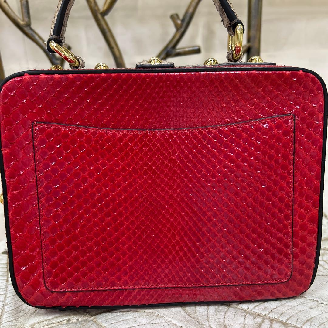 ❣️バーゲン、ドルチェ&ガッパーナ　Box型ミニポシェット華麗❗️