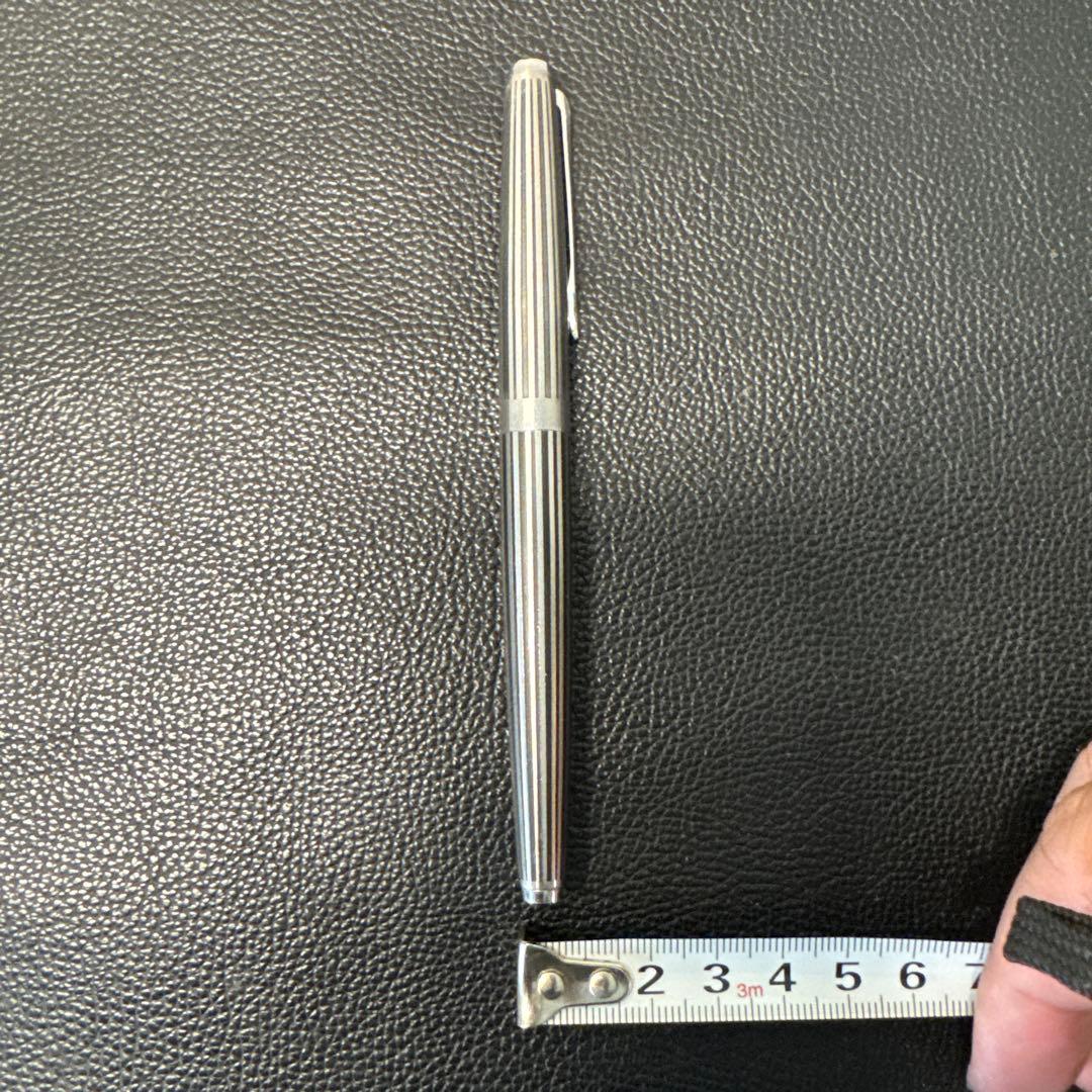 SAILOR シルバー万年筆 ストライプデザイン18KWG 現状品