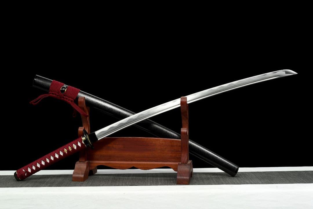 5241-武具 刀装具 日本刀　模造刀 居合刀 武士道 武蔵 鑑賞用 手鍛造打