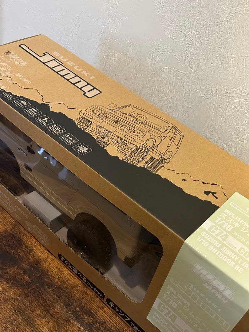 SUZUKI＊ジムニー1/10アウトドアラジコンC74/COYOTE未開封