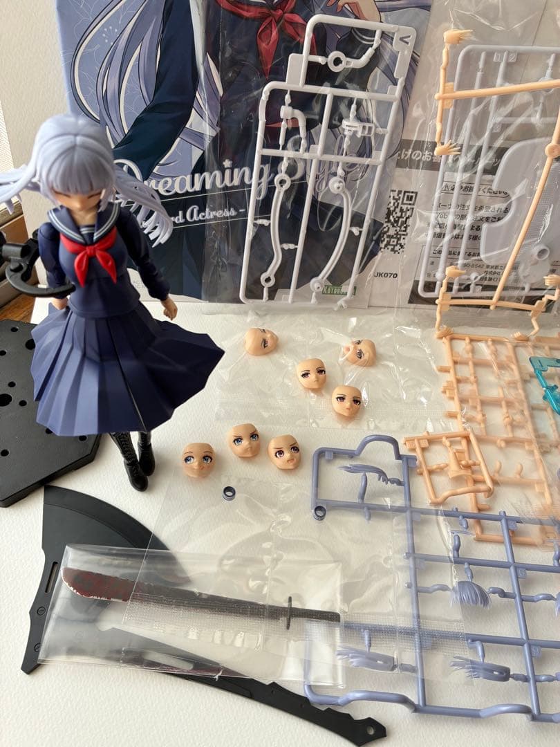 布スカート付き　コトブキヤ限定薬師寺久遠ベースの寄せ集めジャンク　創彩少女庭園