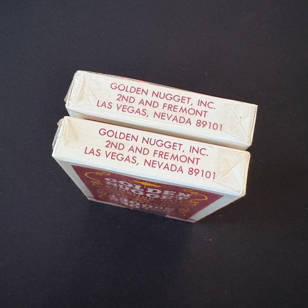 新品未開封 Golden Nugget 赤 2個セット カジノデック オールド