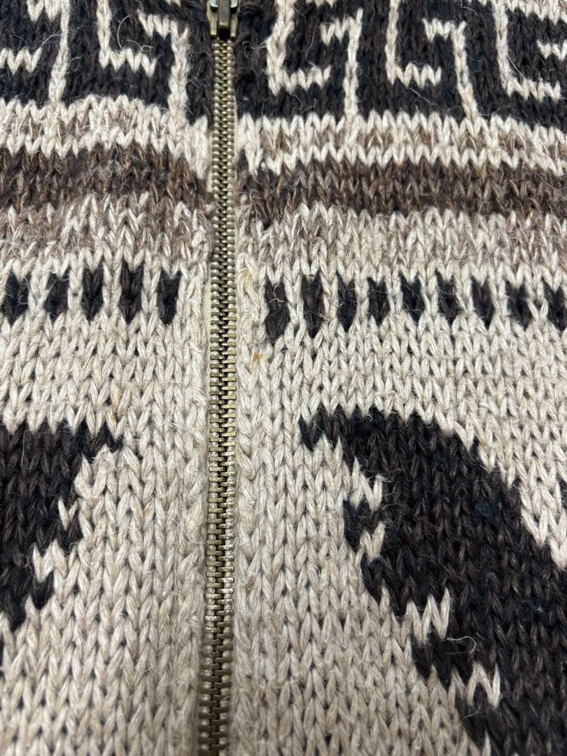 ラルフローレン ハンドニット カウチン セーター サンダーバード ネイティブ柄