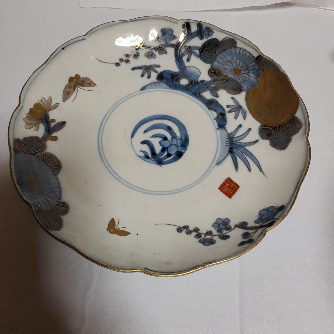 中国骨董古美術草文穴あき蓋付壺