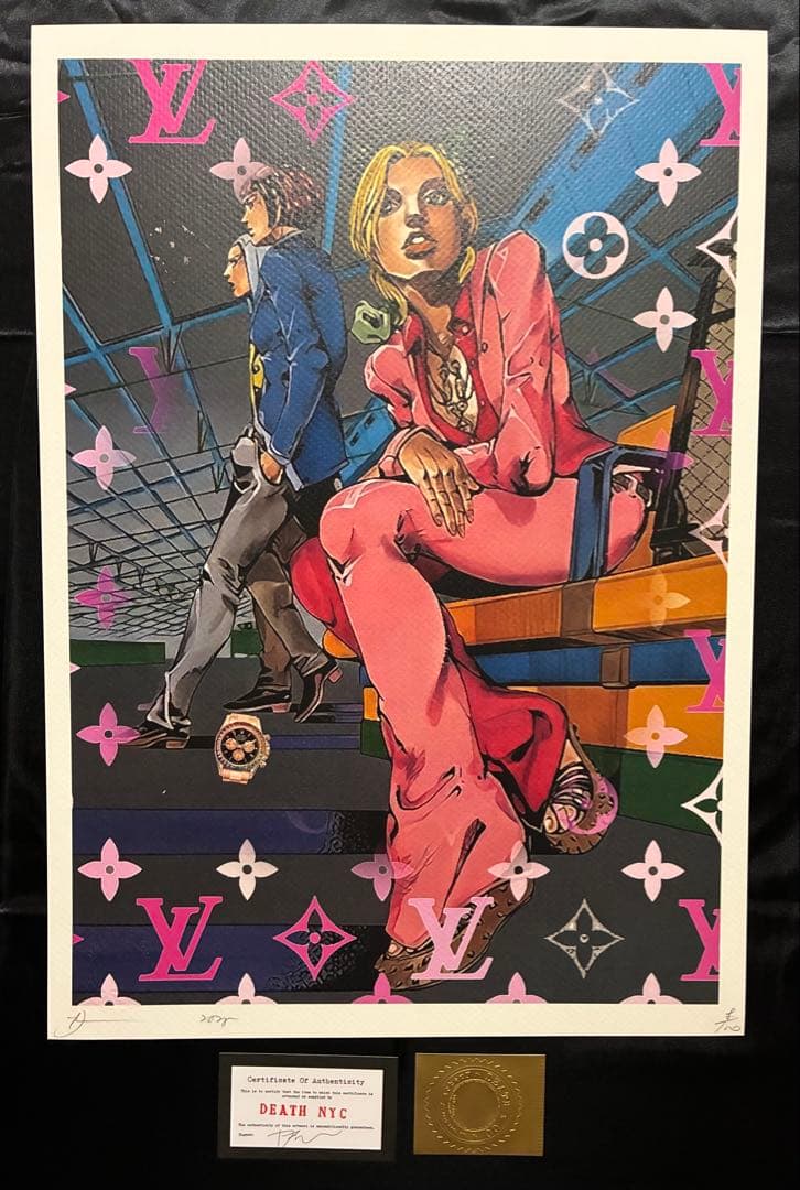 世界限定100枚 DEATH NYC アート ポスター jo20 DEATH NYC 世界限定100枚 アート ポスター