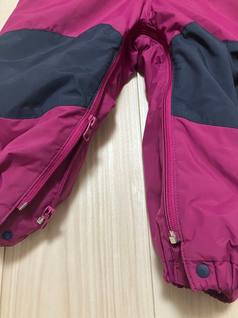 ノースフェイス スノーウェア ジャンプスーツ ピンク パープル 80cm