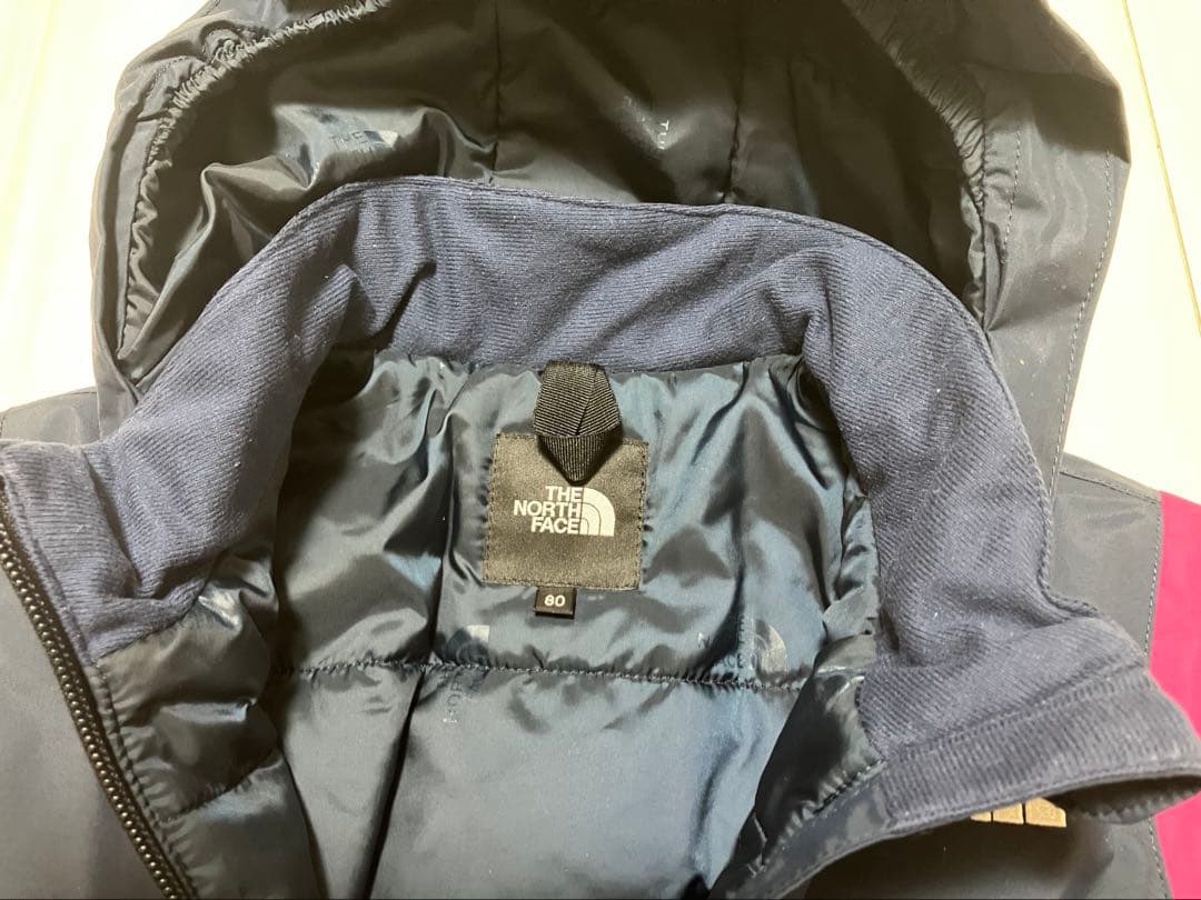 ノースフェイス スノーウェア ジャンプスーツ ピンク パープル 80cm