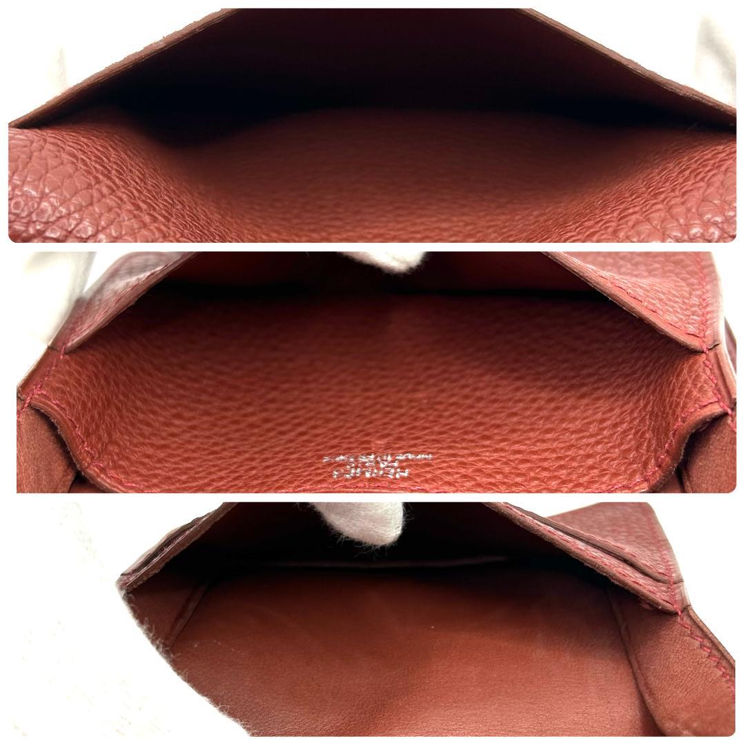 【新品に近い】エルメス HERMES ドゴン ミニ カードケース ケース