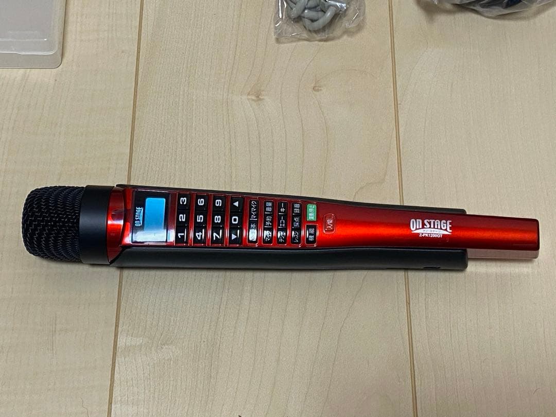 新品 オン•ステージ パーソナルカラオケ Z-PK1200GT(R)