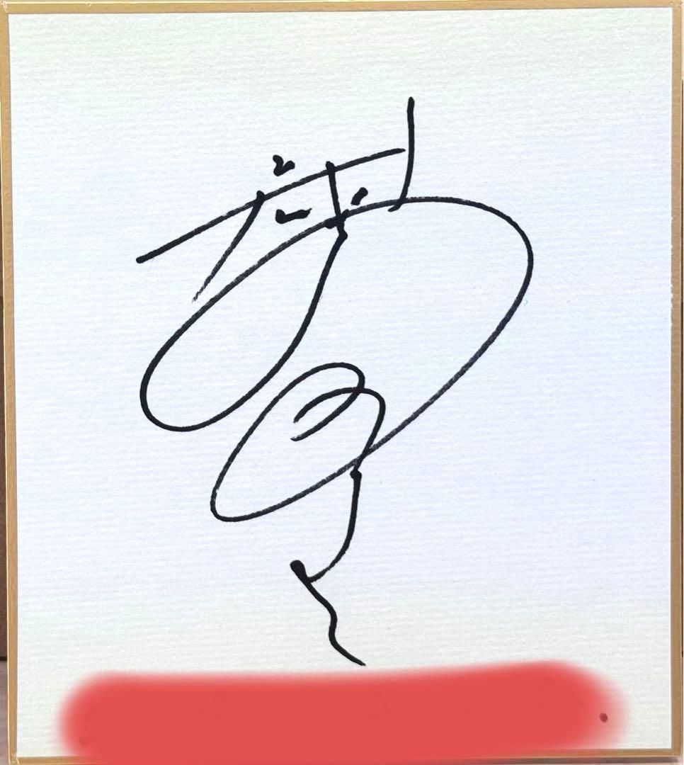 女優 観月ありさ 直筆サイン色紙 - メルカリ