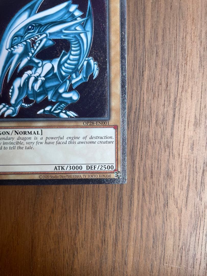 遊戯王　青眼の白龍　英語版　EU　OTS28 レリーフ