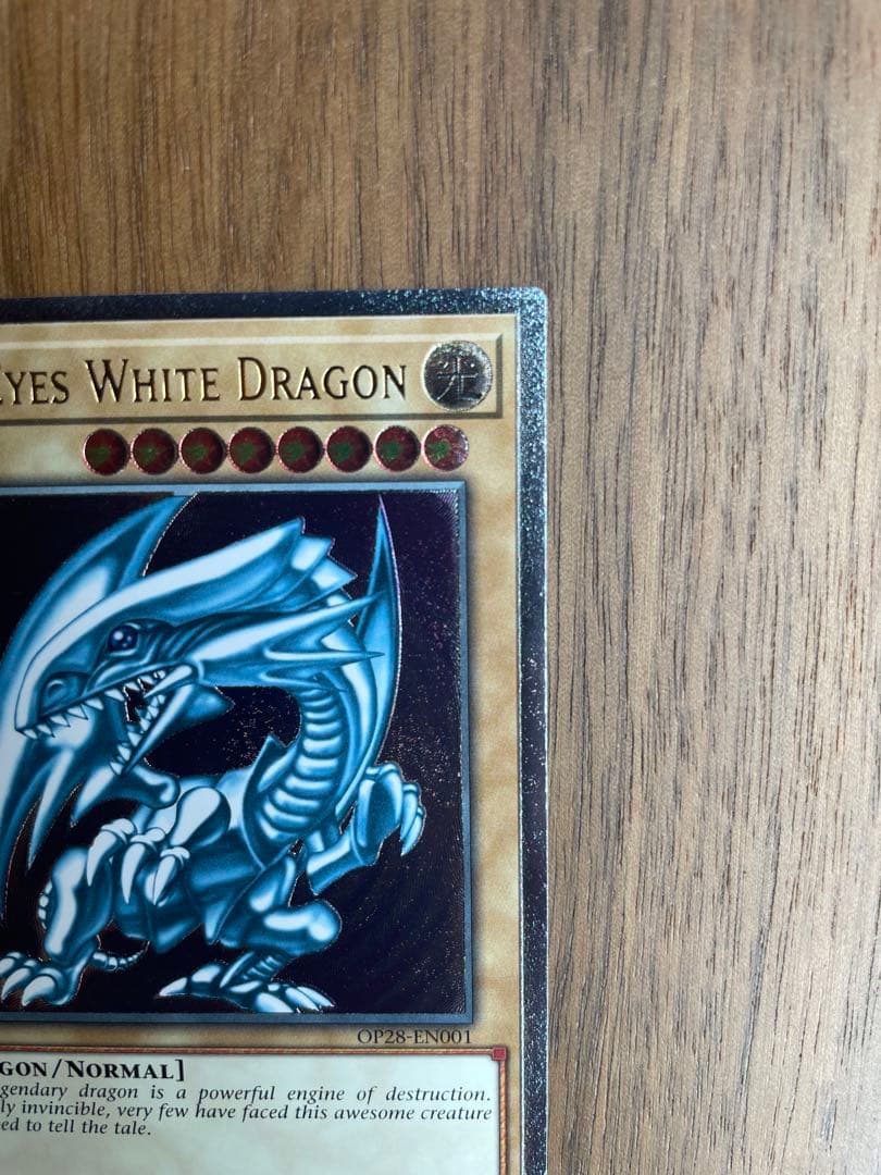 遊戯王　青眼の白龍　英語版　EU　OTS28 レリーフ