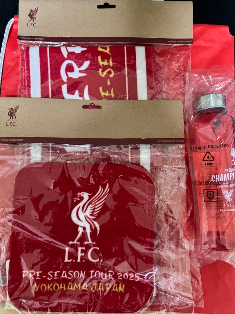 リヴァプール プレシーズンツアー限定タオル マフラータオル リ