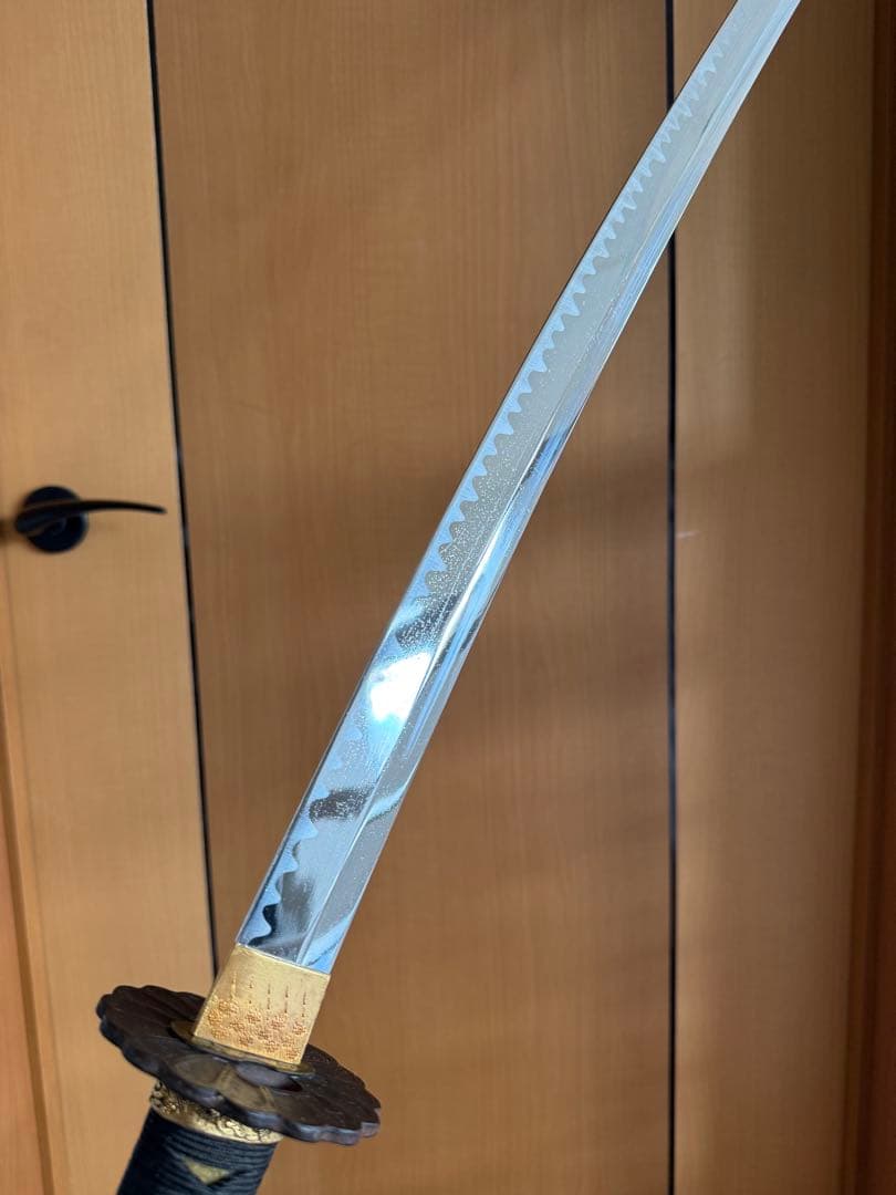 高級 模造刀 本物のハバキと鍔 居合刀 模擬刀 日本刀 太刀 美術刀剣 コスプレ
