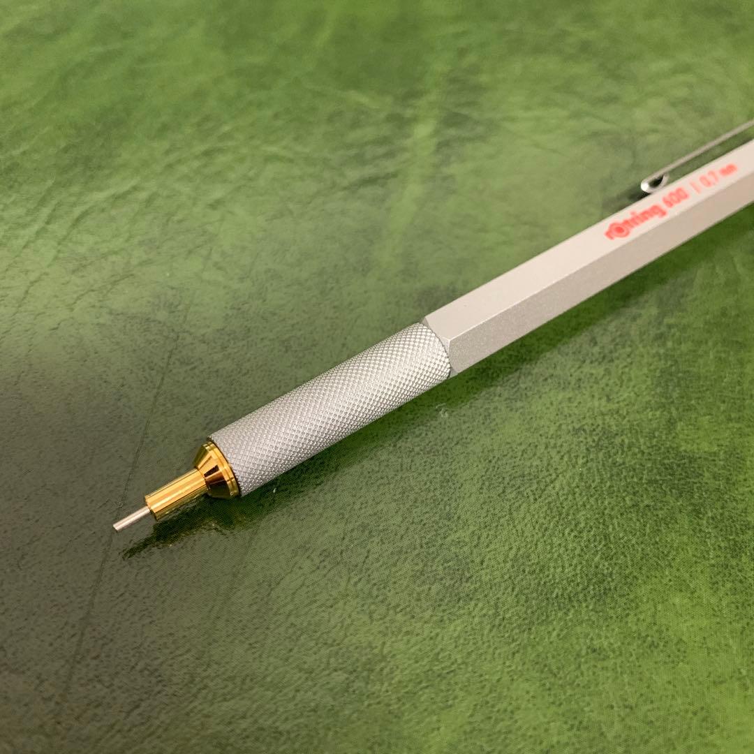 廃番】 rotring 600G ロットリング シルバー0.7mm シャーペン