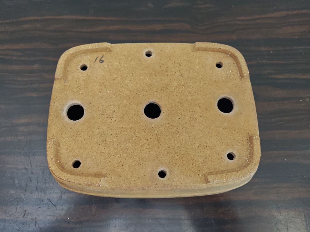 茶色 陶器 盆栽鉢 四角形 陶昇 茶色 陶器 盆栽鉢 四角形 陶昇 茶色