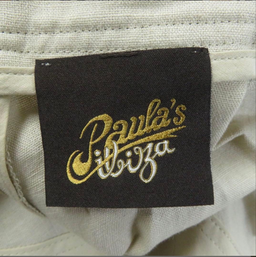 【値下げ】★LOEWEロエベ ★リネン アシンメトリースカート ★32 ベージュ