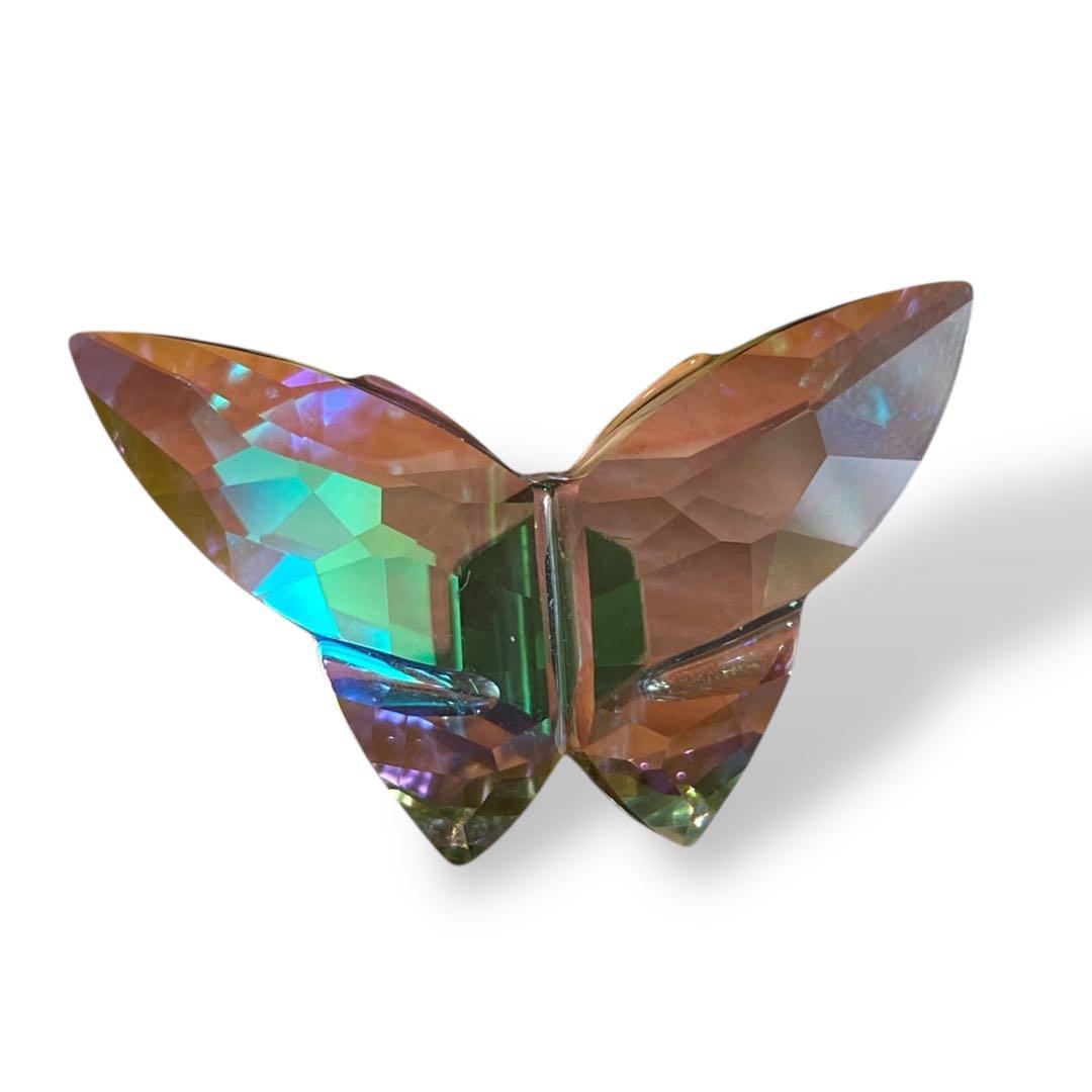 美品 Swarovski スワロフスキー ブローチ 蝶 クリスタル - メルカリ
