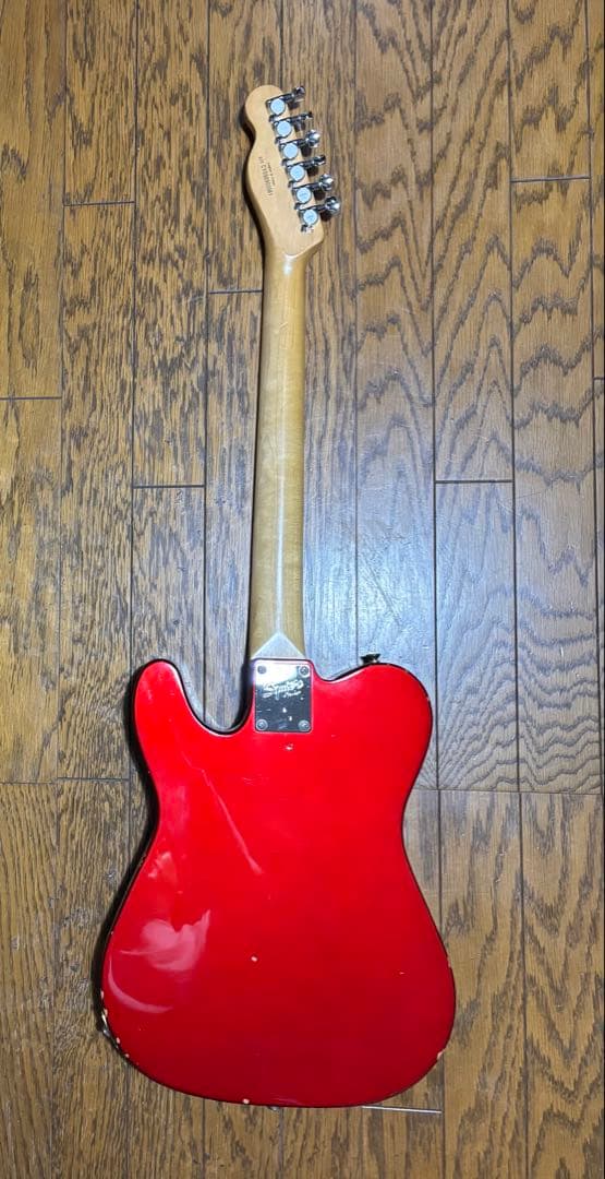 レア色 Squier テレキャス キャンディアップルレッド グレードUP