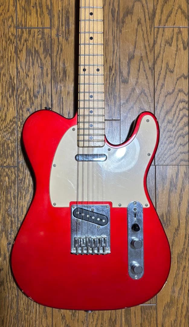 レア色 Squier テレキャス キャンディアップルレッド グレードUP