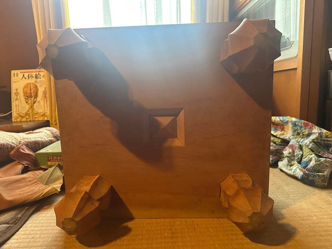 囲碁盤　蛤碁石セット