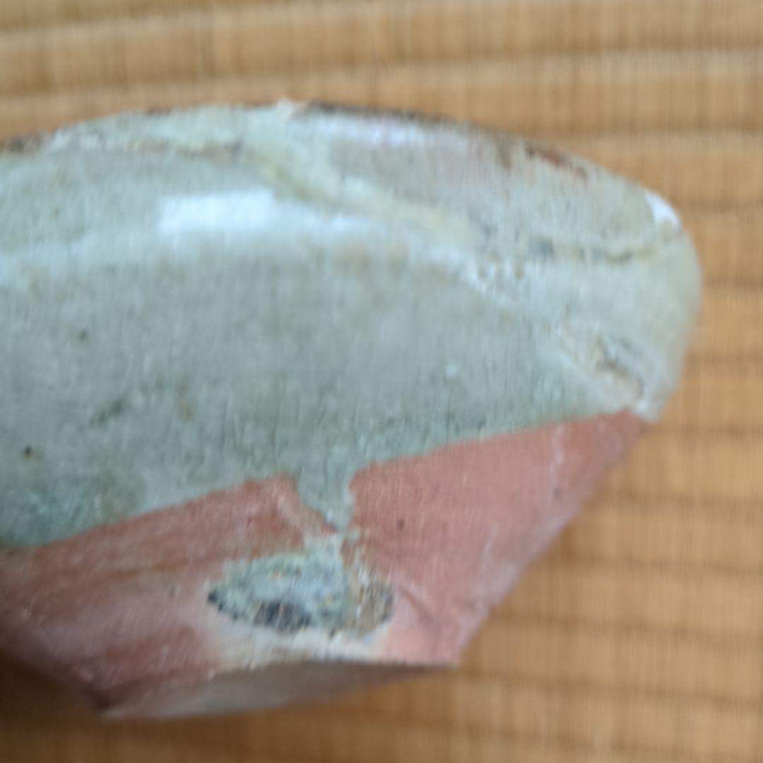 形皿 木箱付き 古唐津茶碗 桃山時代 発掘品 骨董品 古美術