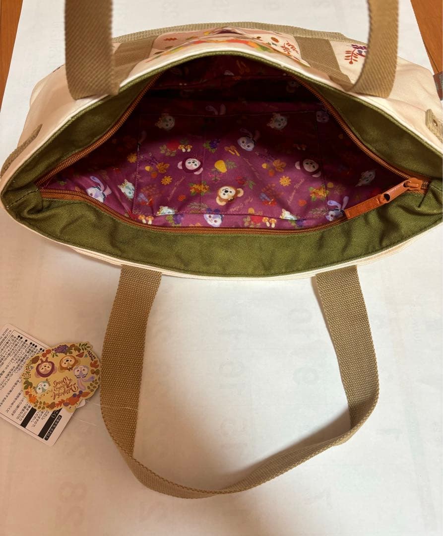 中古品】ダッフィー フレンズ 秋のぼうけん トートバッグ 希少