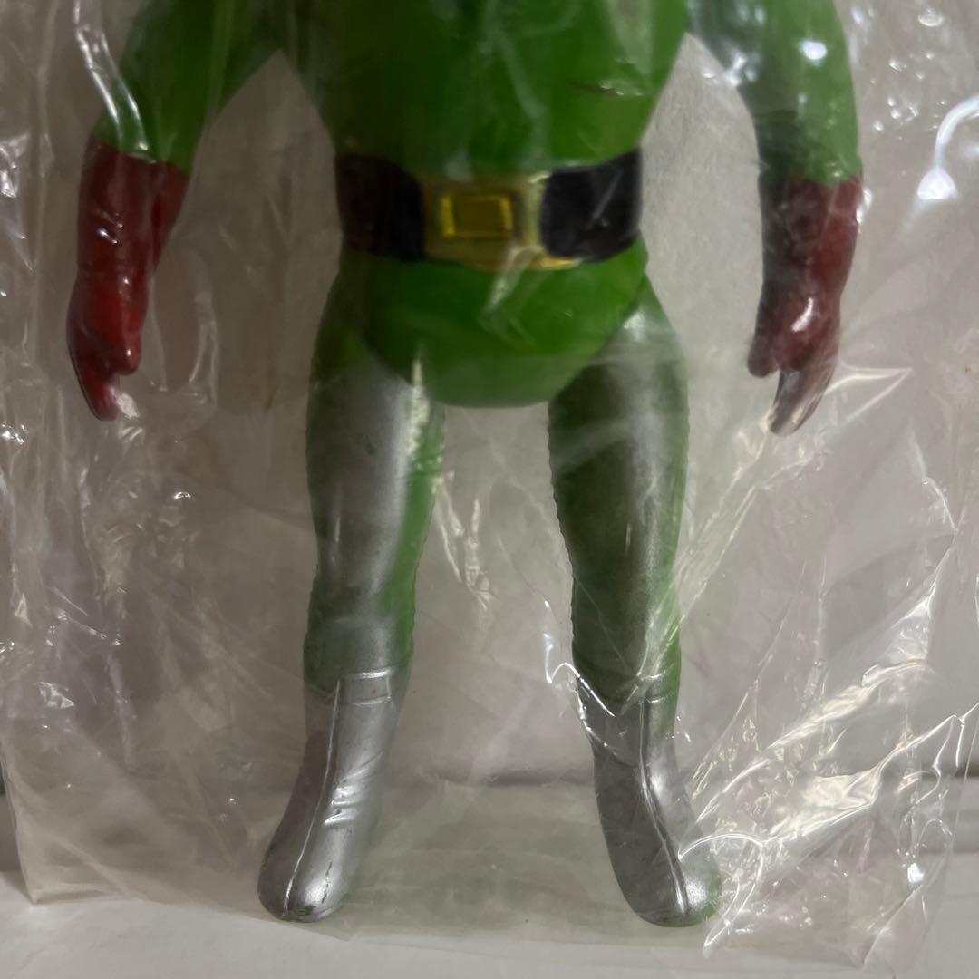 ⚠️デッドストック　サンダーマスク　ミニソフビ　ポピー製　当時物　昭和レトロ