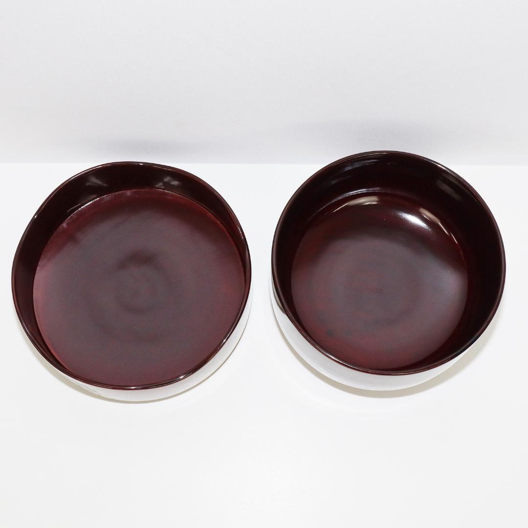 石原抱真 四君子蒔絵 春慶光琳形 菓子器 共箱