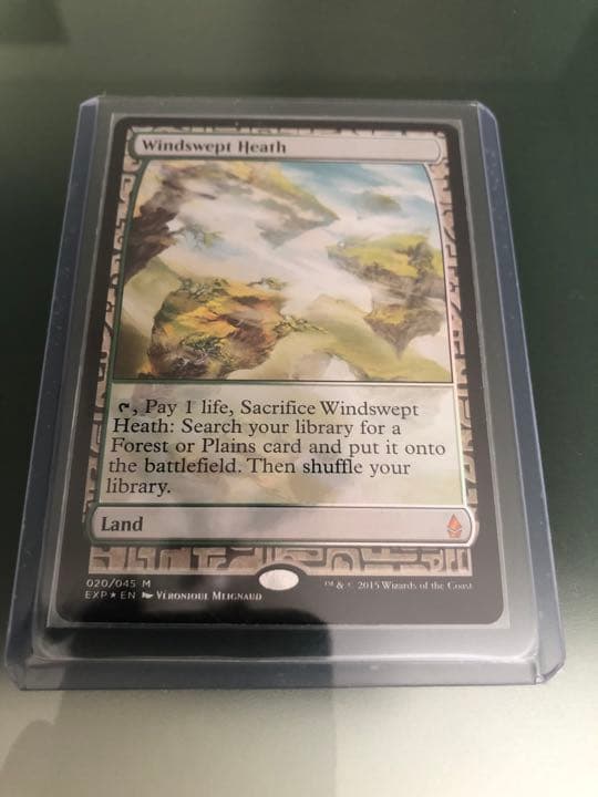 吹きさらしの荒野 EXP foil / Windswept Heath Foil】《吹きさらしの