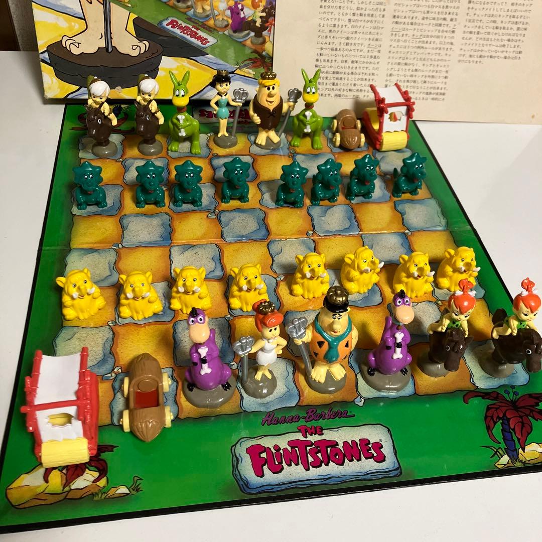 ビンテージ品ボードゲーム】原始家族The Flintstones チェス - メルカリ