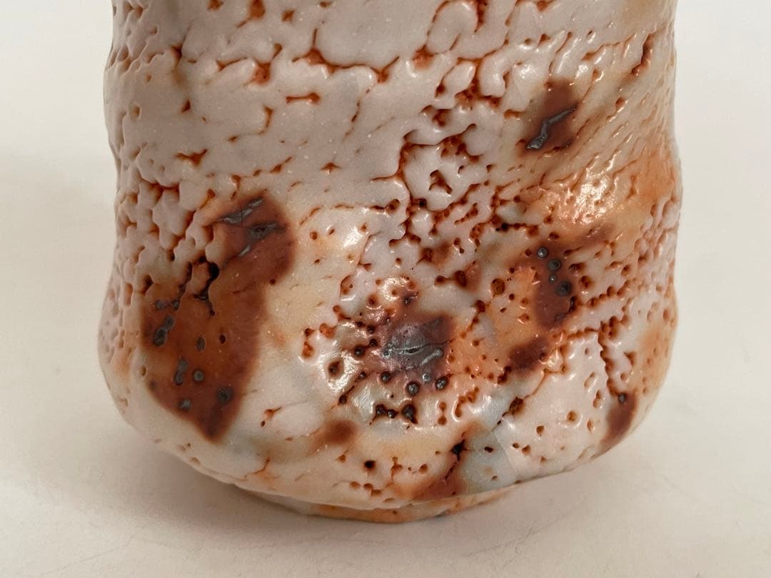 陶芸家 林正太郎 志野 湯呑 共箱