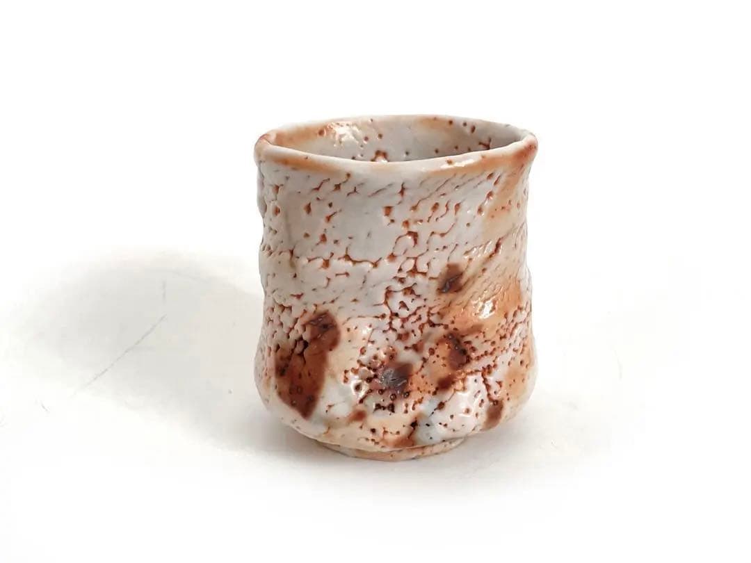 陶芸家 林正太郎 志野 湯呑 共箱