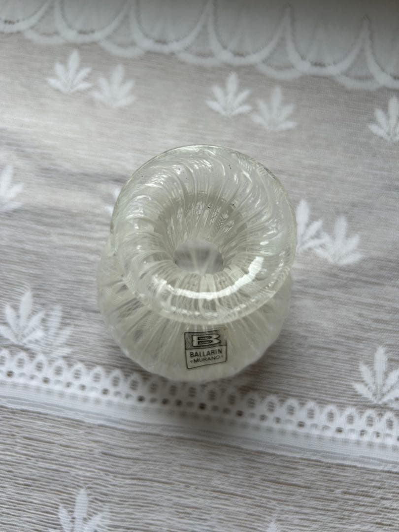 専用 ヴェネチアンガラス ムラーノガラス レース BALLARIN 香水瓶