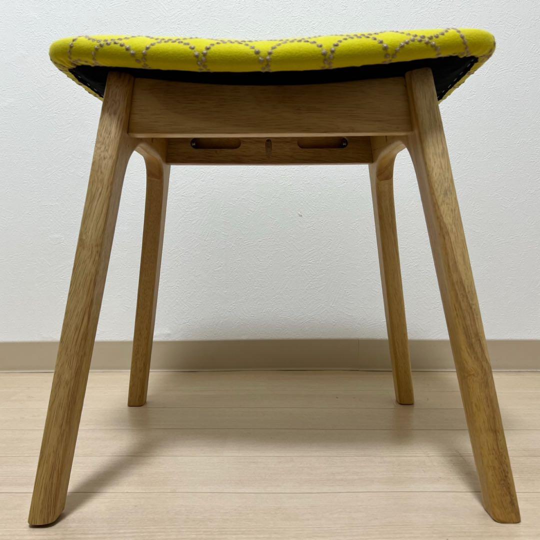 ミナペルホネン dop タンバリン 細脚 スツール 【イエローグ】ベンチ 椅子