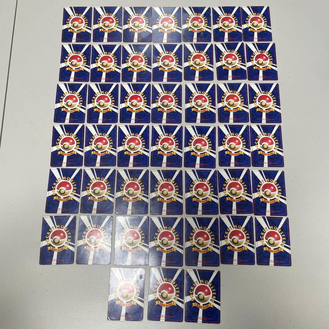 マークなし 初版 旧裏面 ポケモンカード 水タイプ45枚まとめ売りセット