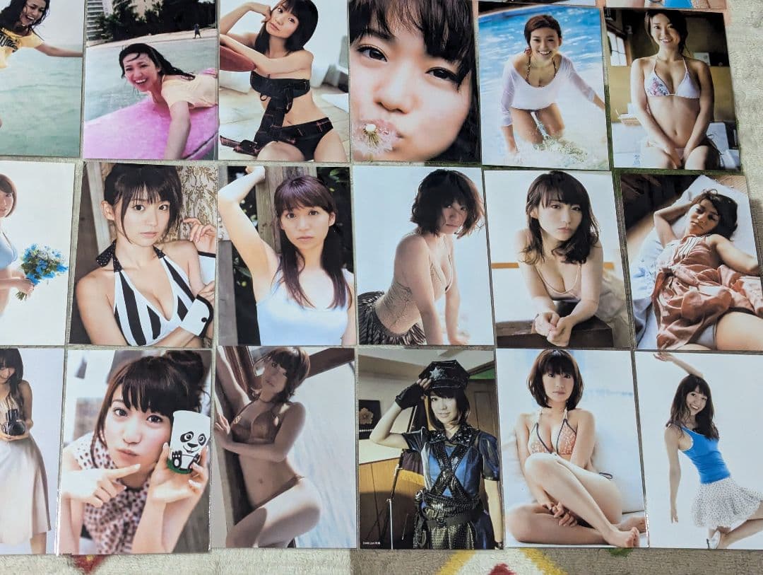 貴重 非売品 美品 オフショット 生写真 無修正 70枚 大島優子④