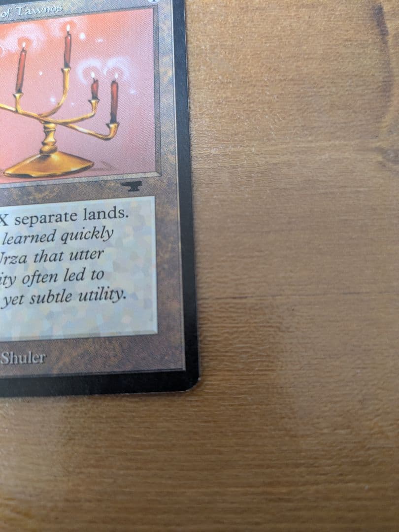 Candelabra of Tawnos　英語1枚