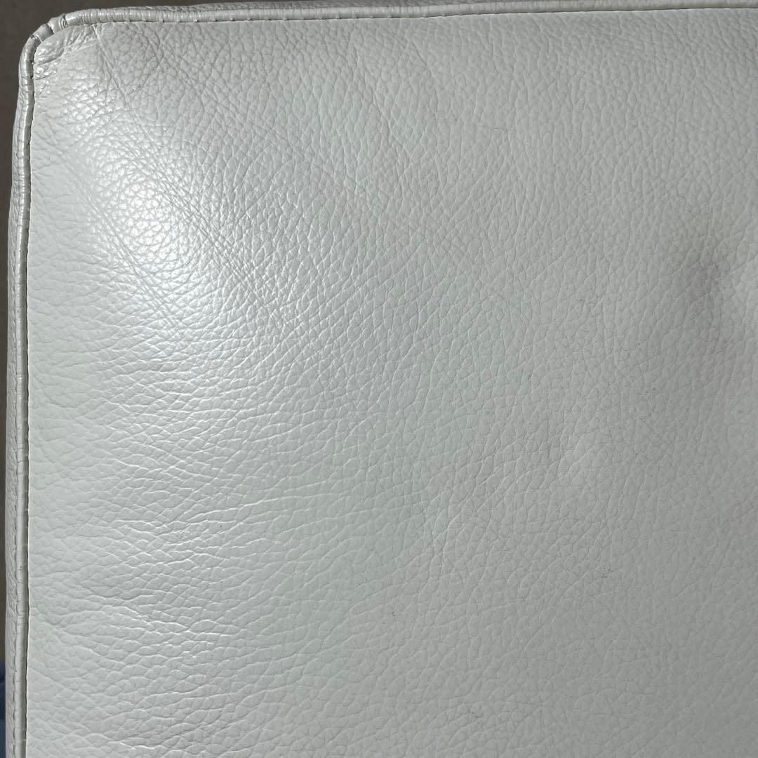 eilersen アイラーセン スツール オットマン レザー 本革 ホワイト 白