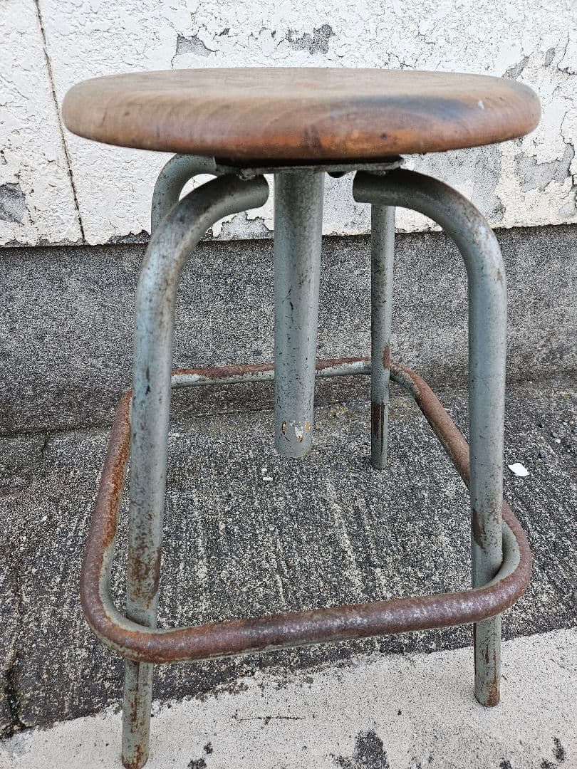 フランスヴィンテージ アーキテクトチェア スツール フレンチ インダストリアル